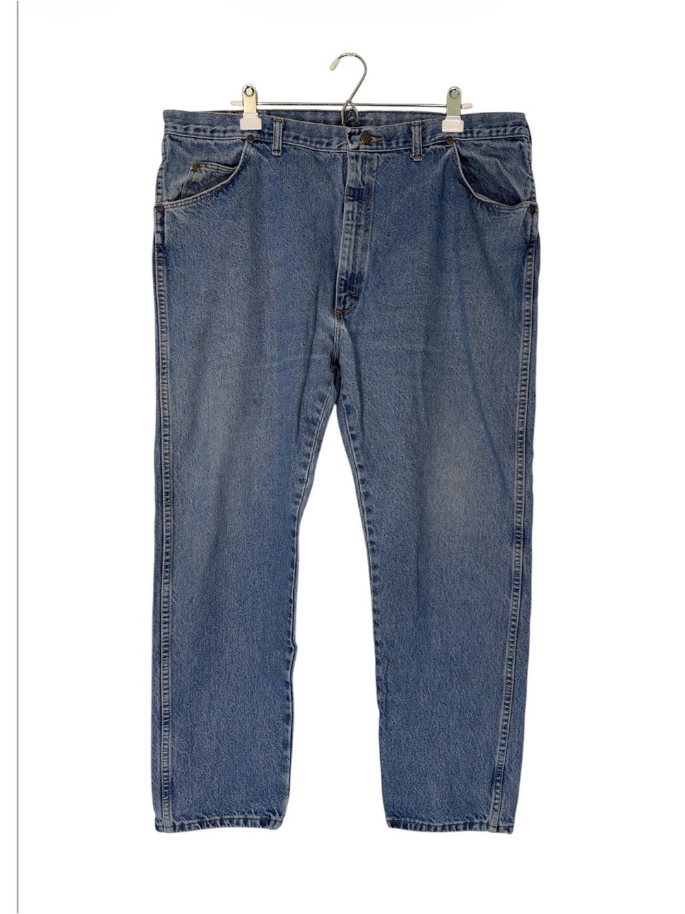 Wrangler Men’s Straight Leg Denim Jeans - Medium Blue